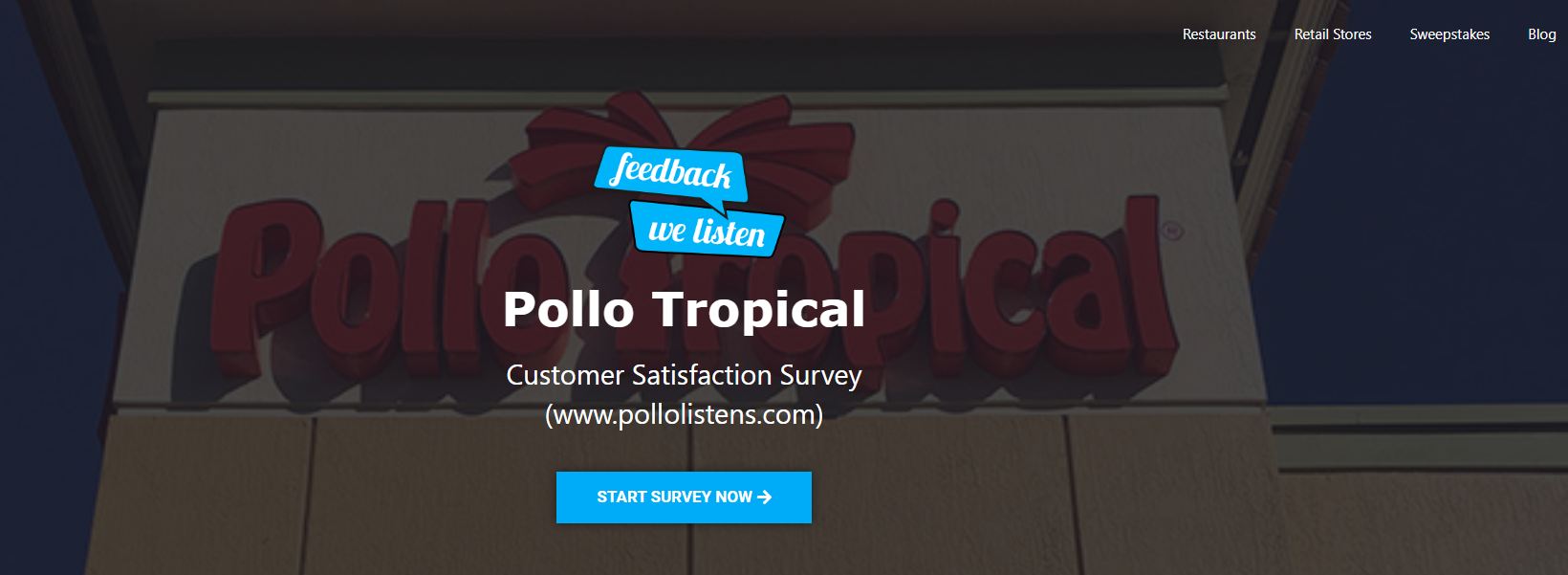 Pollolistens.com - Win $2 OFF - Pollotropical com Survey